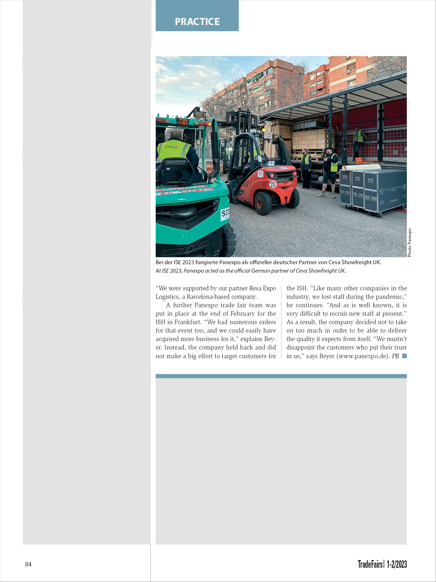 Artikel trade fairs international 20233